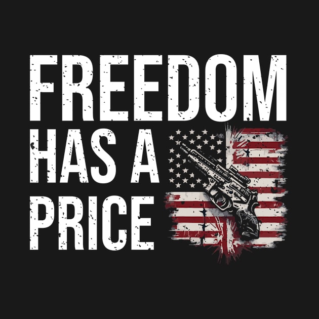 Freedom has a price quote typography design by emofix