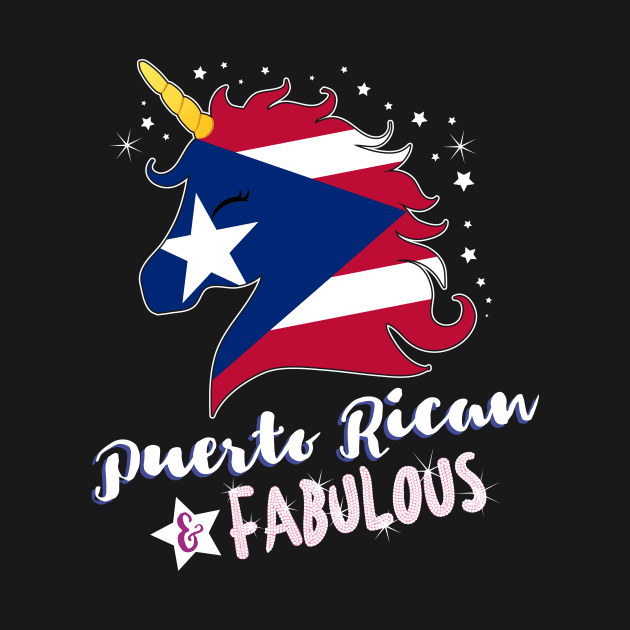 Puerto Rican & Fabulous Unicorn by zeno27