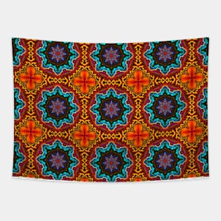 Moroccan arabic oriental tile pattern Tapestry