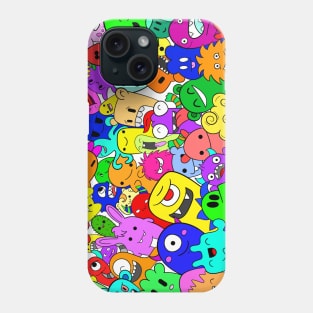 Doodle Monsters Phone Case