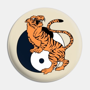 Tiger YinYang Pin