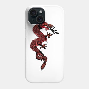 Red Chinese dragon design Phone Case