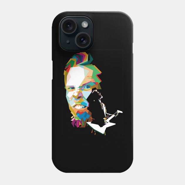 james hetfield WPAP Phone Case by pucil03