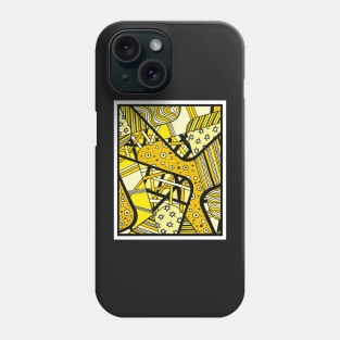 Miniature Aussie Tangle 12 Golden Summer with  Black Phone Case