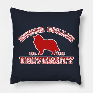 Rough Collie University Pillow