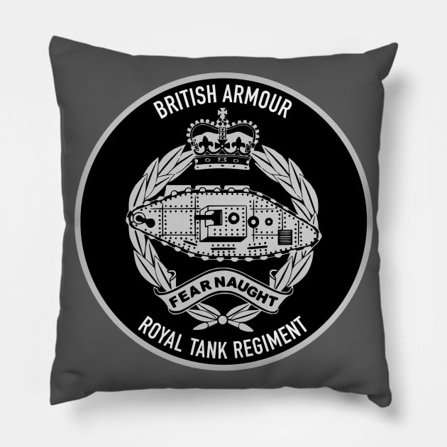 Royal Tank Regiment Pillow by Firemission45