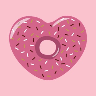 Donuts heart T-Shirt