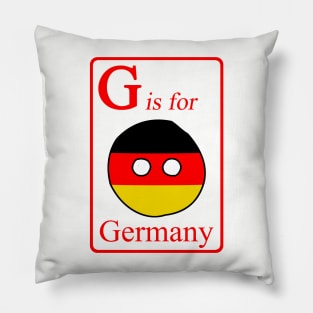 G is for Germanyball Pillow