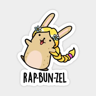 Rap-bun-zel Funny Bunny Pun Magnet