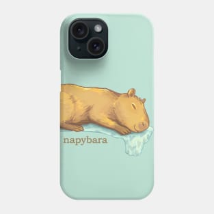 Sleepy Capybara Phone Case