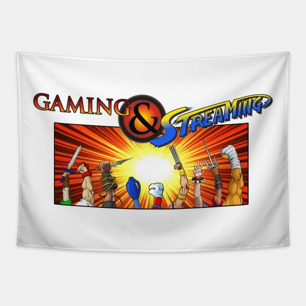 "Gamer's Victory!" Tapestry by MGleasonIllustration