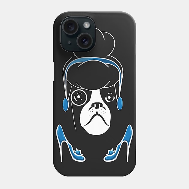 It's Almost Midnight Boston Phone Case by MadMollyArt