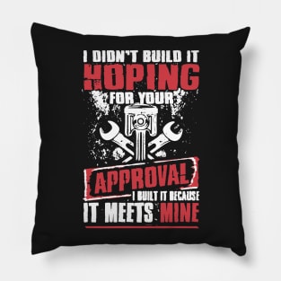 Mechanic Approval Pillow