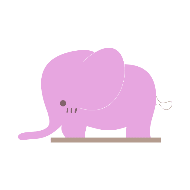 Pink elephant by Dreamshirt