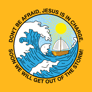 Jesus calms the storm T-Shirt