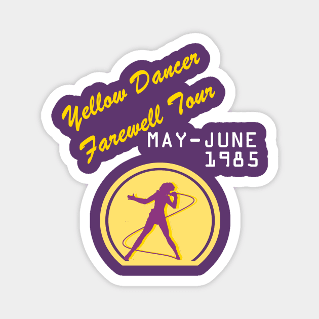 Yellow Dancer Farewell Tour Magnet by PotinaSeptum