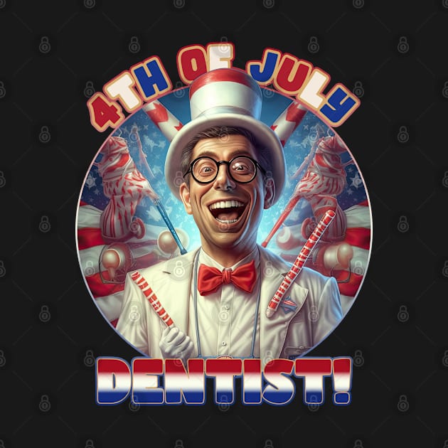 4th of July Happy Dentist by DanielLiamGill