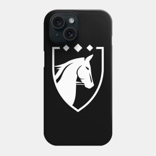 Horse with crown logo Phone Case