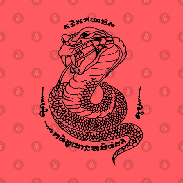 Muay Thai Tattoo Snake by KewaleeTee