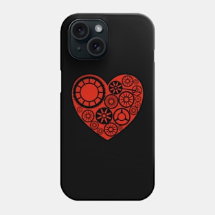 Heart Wheel Gears Engineer Phone Case