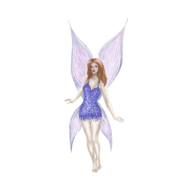 Woodland Fairy with Transparent Wings by MamaODea