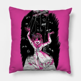 Creepy and cute doll Pillow