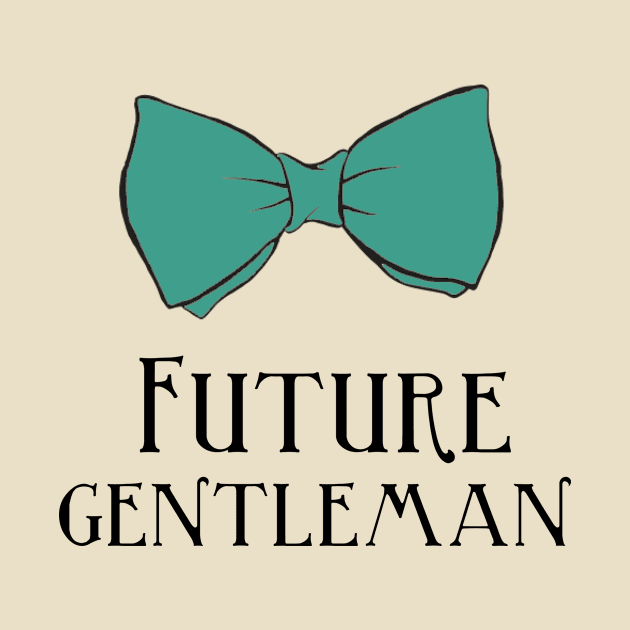 Future Gentleman - Teal by InspiredQuotes