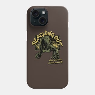 Creepy Vintage Horror "Reaching Out About Your Soul's Extended Warranty" Funny Parody Phone Case