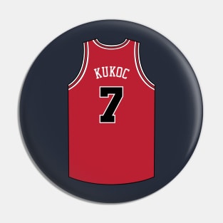 Toni Kukoc Chicago Jersey Qiangy Pin