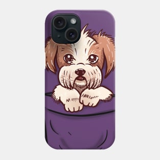 Pocket Shih Tzu Puppy Phone Case