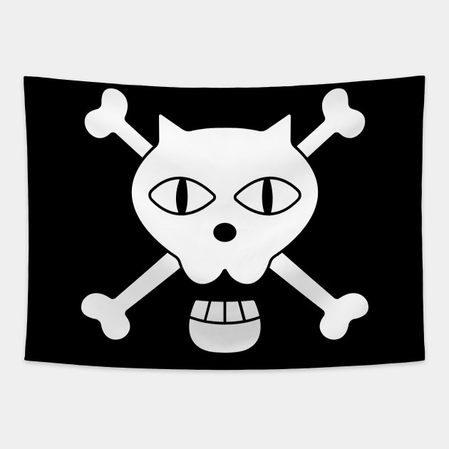 Black Cat Pirates - One Piece - Tapestry | TeePublic