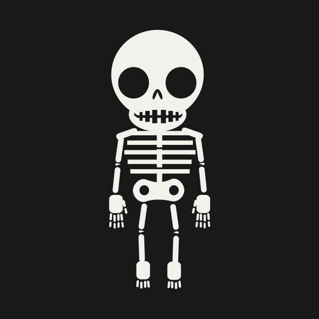 skeleton t shirt cut out template