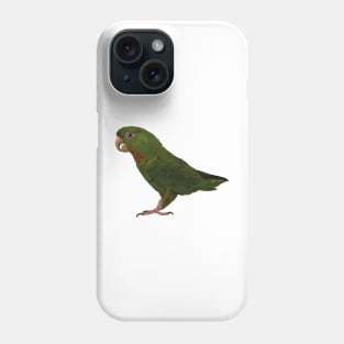 red-throated parakeet Phone Case