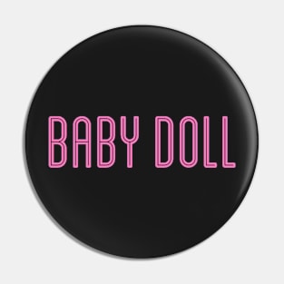 Baby Doll Pink Sticker Pin