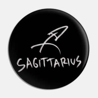 Hand Drawn Sagittarius Zodiac Signs Pin