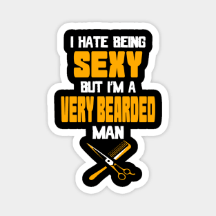 I´m a bearded man funny gift Magnet