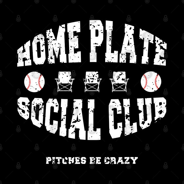 Home Plate Social Club, Midday, Softball Mom, Softball Dad, Softball Game Day, Softball Grandma, Softball Family by SmilArt