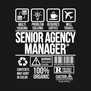 Senior agency manager T-shirt | Job Profession | #DW T-Shirt