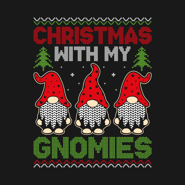 Christmas with my Gnomies by TEEVEETEES