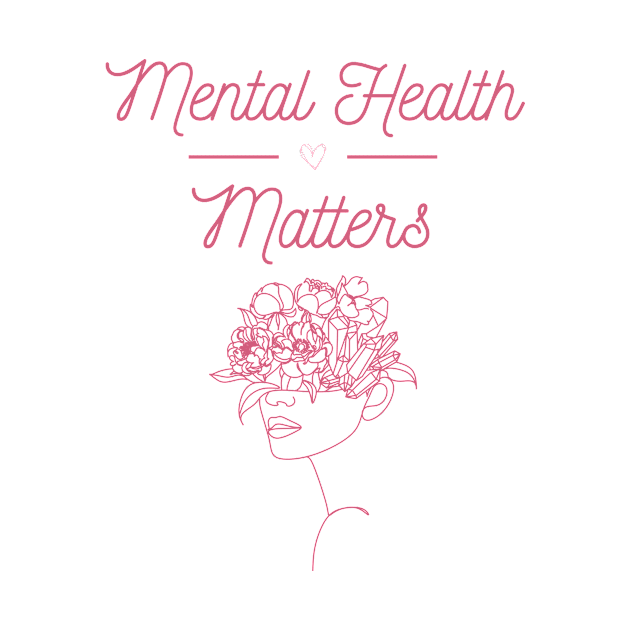 Mental Health Matters Flower Mind by Violete Designs