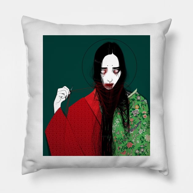 Yurei XLXXXIII Pillow by MaliceGhoul