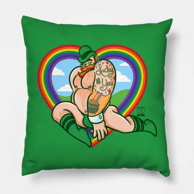 Lucky You Beefcake Pillow by BeefcakeBoss