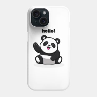 hello panda Phone Case