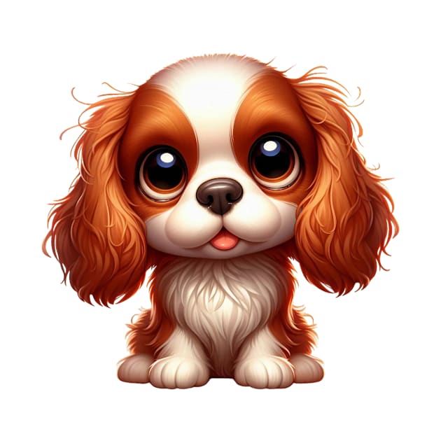 Cute Cavalier King Charles spaniel by Dmytro