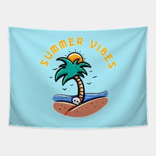 Beach summer vibes Tapestry