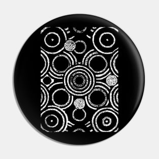 Chalk Circle Pattern Pin