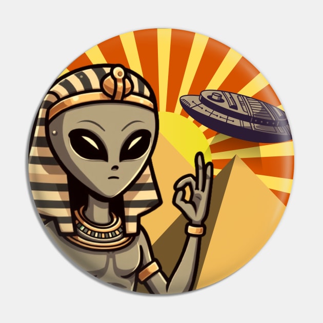 Aliens built the pyramids of Egypt. Uap retro Pin by Ideas Design