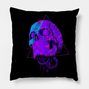 Tokebi's Cyberpunk Skull Pillow