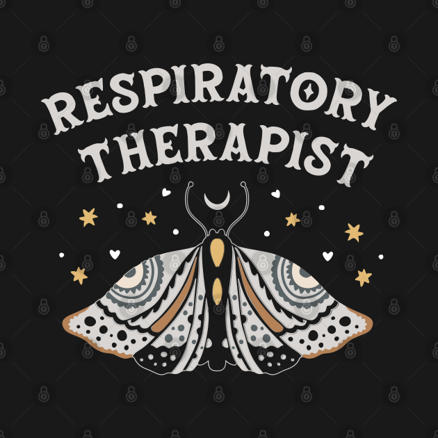 Disover Respiratory Therapist - boho butterfly Design - Respiratory Therapist - T-Shirt