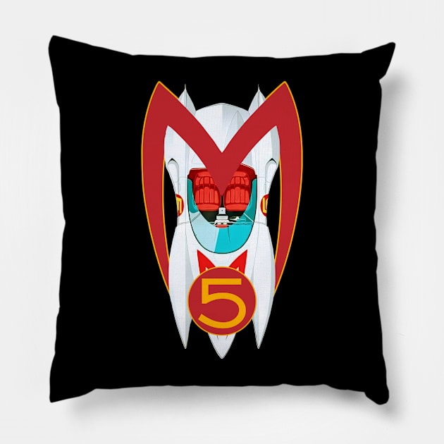 Go! Speed Racer Mach 5 Pillow by Polos